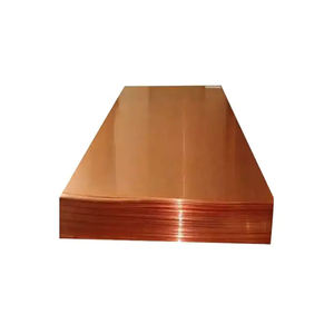 Feuille de laiton laminée à chaud C10100 C10200, non alliée, haute pureté 99,98% Cu pour usage industriel - Product Image 1