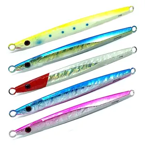 OEM 100g 150g 200g 나이프형 낚시 미끼, 낚시용 스니퍼, 참치, 킹피쉬, 농어용 지그, 낚시용 맞춤형 금속 지그 - Product Image 1