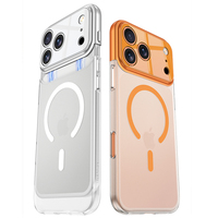 Coque de téléphone magnétique ultra-fine translucide Ckk pour iPhone 17 Pro Max, antichoc et anti-jaunissement, compatible avec la charge sans fil et la protection de l'appareil photo