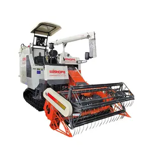 Agricultural Fm World Cosechadora De Sweet Corn Paddy Combine Hervester Model Fm World Combined Rice Harvester