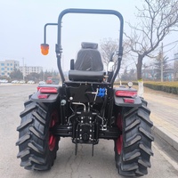 Tracteur multifonction 70 CV 4x4 avec pare-soleil, moteur, transmission par engrenages, pompe et boîte de vitesses
