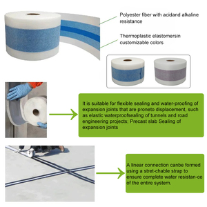 Bandes d'étanchéité flexibles en TPE renforcées en feutre imperméable TOBS pour l'étanchéité et l'imperméabilisation des maisons passives - Product Image 2