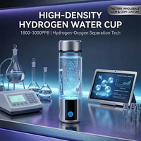 Bouteille d'eau riche en hydrogène sans BPA, prête en 5 minutes, personnalisable en usine, 1800-3000 PPB, antioxydant essentiel pour le bien-être, vente en gros fabricant