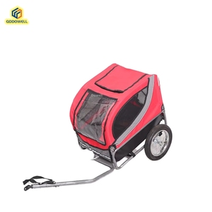 Venta caliente Carrier Pet Dog Trailers Utilidad Bicicleta Motocicleta Remolque Jogging Cochecito <span class=keywords><strong>con</strong></span> <span class=keywords><strong>ruedas</strong></span> de 360 grados - Product Image 4