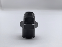 Adaptor Tutup Katup Aluminium 10AN, Lubang 1.22 inci, Grommet Push-In, Kompatibel dengan Sistem PCV, Konversi Selang Catch Can, Part Mobil