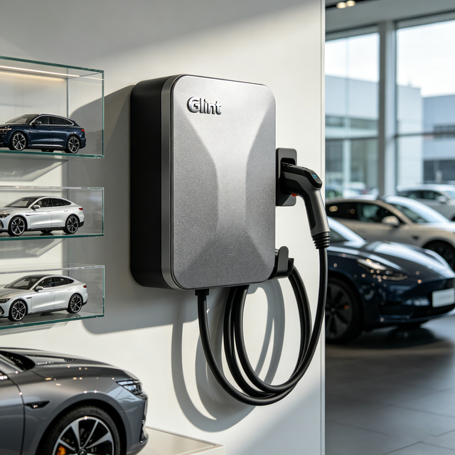 Glint OEM ODM Wallbox Dc Charger 20kw 30kw 40kw Gbt CCS2 Charger 380v 440v IK10 Ip55 BYD Electric Car Ev Fast Charging Station
