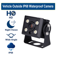 Caméra CCTV AHD 1080P pour bus, vision nocturne couleur, grand angle de vue de 130 degrés, IP68, métal robuste, anti-explosion, pour autocars scolaires