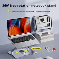 Support d'ordinateur portable ergonomique en aluminium pour la maison de bureau, support d'ordinateur pliable réglable en hauteur, solution de posture saine