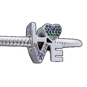 Pulsera y Collar de Perlas de Agua Dulce de Plata 925 de Lujo con Colgante de Corazón, Flor, Letra y Lazo de Circonita Rosa DIY para Mujer - Regalo - Product Image 3