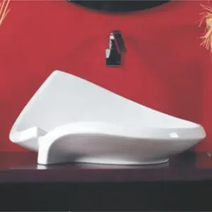 508 진주 모델 새로운 디자인 럭셔리 세라믹 스퀘어 테이블 탑 워시 분지 Upc 작은 욕실 싱크 위생 도자기 욕실 제품