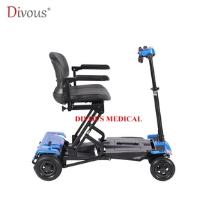 Automatic Folding Mobility Scooter Electric Foldable Scooter Quick Remote Folding Mobility Scooter Portable for <b>Elderly</b> - Product Image 4