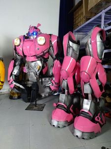 2022 adulte transformateur <span class=keywords><strong>Robot</strong></span> Costume pour fête Cosplay rose bourdon - Product Image 6