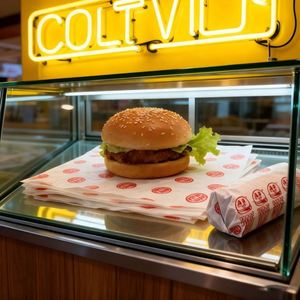 Papier sulfurisé pour hamburgers, personnalisable avec logo, qualité alimentaire, pour sandwichs, papier ciré, cuisson, cuisine, rouleaux de poulet - Product Image 3