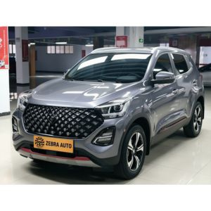 Voiture d'occasion de haute qualité Chery <span class=keywords><strong>2022</strong></span> Tiggo 5x 1.5 CVT Super Hero Edition, automatique, grise, élégante, essence, chinoise - Product Image 1