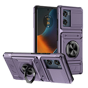Funda de teléfono TPU + PC para Motorola Edge 5G 2024/50 Fusion/50 Ultra/50 <span class=keywords><strong>Pro</strong></span>, soporte de anillo giratorio de Metal magnético, ranura para tarjeta, funda móvil - Product Image 3