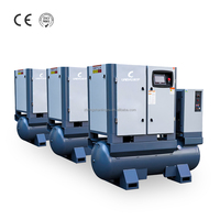 Vente en gros à B Compresseur à vis rotatif Compresseurs à vis monophasés Compresseur d'air à vis avec sécheur 10 Hp 5kw Pompage d'eau