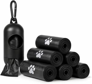 Sacs à déjections canines durables, anti-fuites, extra épais, écologiques, non parfumés, rouleaux de recharges pour sacs à crottes de chien, adaptés à toutes les tailles de chiens - Product Image 1
