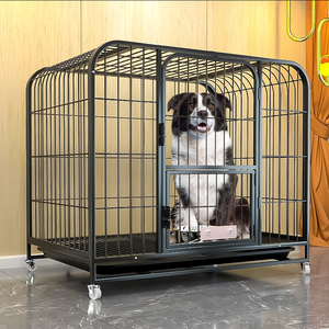 Pet Kandang Anjing Hitam Tabung Persegi Playpen Cocok untuk Anjing Harga Bagus - Product Image 3