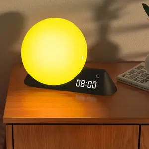 Special Price For First Piece Smart Wake Up Light RGB Color Changing Atmosphere Bedside Lamp Led Night Light
