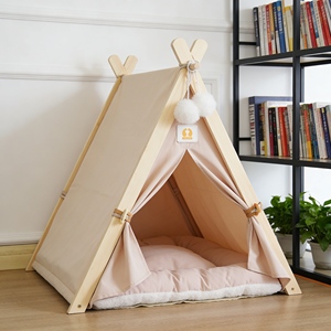 Водонепроницаемая портативная палатка-шатер для кошек, мгновенная установка, уютная лежанка для питомцев для походов и кемпинга - Product Image 3