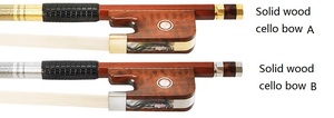 Archet de <span class=keywords><strong>violoncelle</strong></span> professionnel en bois de serpent 4/4, taille standard, vente en gros d'usine, bois de Brésil massif - Product Image 6