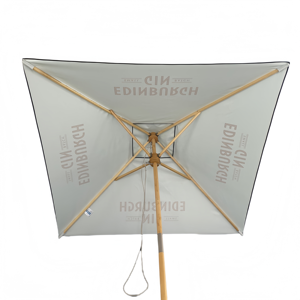 Sombrilla de Exterior Moderna de <span class=keywords><strong>3x3</strong></span> Metros con Poste Central de <span class=keywords><strong>Madera</strong></span>, Color Personalizado, Plegable, Impermeable, Ecológica, Muebles de Exterior para Parque - Product Image 1