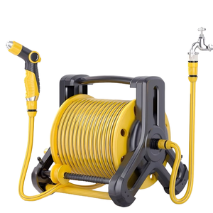 Lexia Portable 20m 30m <strong>40m</strong> Retractable <strong>Hose</strong> Reel Cart Garden <strong>Hose</strong> Reel <strong>Pipe</strong> for Home Use - Product Image 1
