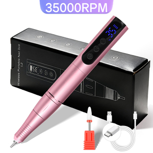 Taladro de <span class=keywords><strong>Uñas</strong></span> Profesional de Marca Privada, Mini Taladro de <span class=keywords><strong>Uñas</strong></span> de 35000 rpm con Batería de Larga Duración - Product Image 1