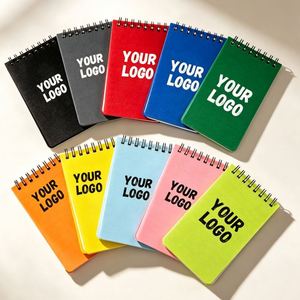 Business Logo Printed Small Pocket Stone Paper <b>Waterproof</b> Notebook Lined Pages Promotion Event Gift Custom Mini Notepad - Product Image 1