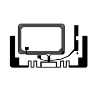 Autocollant d'enregistreur de capteur de température RFID passif UHF NFC pour la gestion des aliments frais