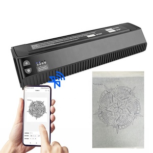 Nueva llegada portátil P8008 tatuaje copiadora máquina Mini rápido A4 térmica piel <span class=keywords><strong>Prinker</strong></span> transferencia plantilla temporal tatuaje impresora - Product Image 4