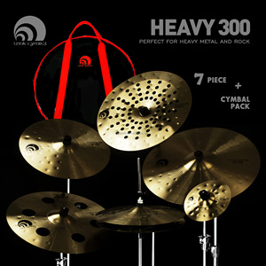 IZINK Professionnel Kit de <span class=keywords><strong>Cymbale</strong></span> de <span class=keywords><strong>Batterie</strong></span> 7 Pièces CPTZ001 Avec Sac et Instruments de Percussion Haut de Gamme - Product Image 3