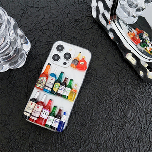 Funda de Teléfono 3D con Diseño de Botella de Cerveza para iPhone 16 Pro Max 15 Plus 11 13 12 14 Plus, Funda Protectora Antigolpes Modelo 17 Pro Max XS, Diseño Personalizado - Product Image 5