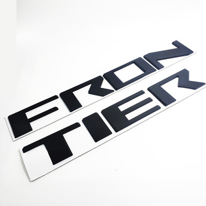 Aggiorna accessori esterni per auto emblemi per auto in ABS 3D lettere personalizzate per inserto portellone posteriore per Frontier 2022 2023 cabina doppia a <span class=keywords><strong>4</strong></span> porte - Product Image 4