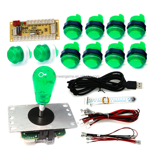 Tự Làm Sanwa 8-Cách Cần Điều Khiển Kit Không Chậm Trễ USB LED Push <span class=keywords><strong>Button</strong></span> <span class=keywords><strong>Arcade</strong></span> <span class=keywords><strong>Stick</strong></span> Cho PC Mame Máy Trò Chơi Coin Pusher - Product Image 3