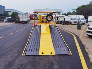 Camión de remolque plano Dongfeng de Venta caliente con grúa grúas hidráulicas de 8 toneladas - Product Image 6