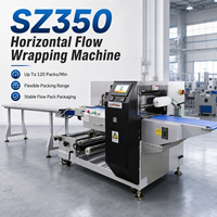 Hochgeschwindigkeits-Automatische Kissenverpackungsmaschine für Lebensmittel, Brot, Kekse, Kuchen, Schokolade, Snacks, Horizontale Flowpack-Verpackung