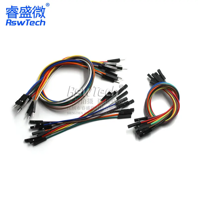 Jumper DuPont cable female to female male to female male to male 10/20/30CM wire connecting wire cable 1007-24#