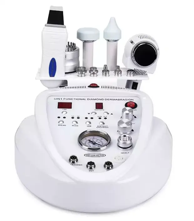 Алмазная микродермабразия, Многофункциональный косметический инструмент, 5 в 1, машина для глубокой очистки лица