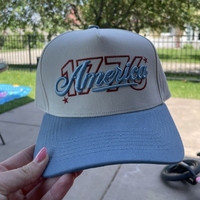 Premium 3D bordado lienzo estructurado 5 paneles sombrero personalizado bebé azul dos tonos Snapback gorra de béisbol hombres mujeres moda cabeza desgaste