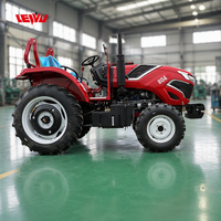Tracteur multifonction OEM 804 pour l'agriculture, 80 CV, 4x4, transmission par engrenages, haute productivité, Shandong Agriculture