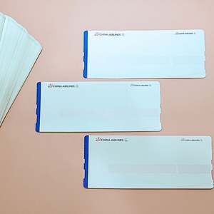 Etiquetas de Embalaje Personalizadas para Aeropuertos, Resistentes al Agua, de Cartón, en Blanco, para Boletos de Avión - Product Image 3