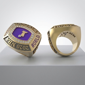 Anello del Campionato NBA 2020 dei <span class=keywords><strong>Los</strong></span> <span class=keywords><strong>Angeles</strong></span> <span class=keywords><strong>Lakers</strong></span> Personalizzato, Accessorio Maschile di Tendenza - Product Image 2