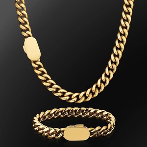 Most Selling Moissanite Diamond Cuban Chain Necklace For Men Women And Fashion Accessories Available At Reasonable Price - Product Image 1