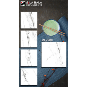 China blanco Volakas 90x90 pisos de baldosas de cerámica de los precios de los azulejos de suelo - Product Image 5