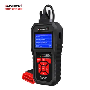 Hot Konnwei Kw850 Obd2 Code Lezer Auto Motor Scanner Ecu Diagnostische Tool Met I/M Dtc Lookup