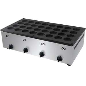 Macchina per <span class=keywords><strong>Waffle</strong></span> a Gas Commerciale con 32 Fori per Dolci a Forma di Ruota e Fagioli Rossi - Product Image 5