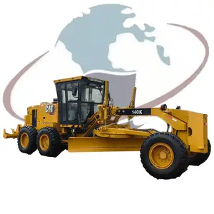 Caterpillar 140K motor grader road construction tractor, EPA CE engine CAT 140 140H 140K USA made road graders in China