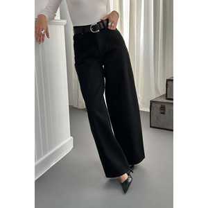 Wholesale Black <b>Y2K</b> Style Wide Leg Jeans Casual Floral Print Denim <b>Pants</b> High Waist Rhinestone Crystal Decoration Baggy Fit XL - Product Image 2