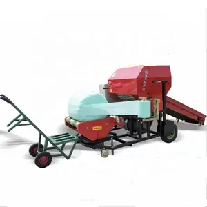 Best selling net wrap Automatic diesel engine silage baler packing machine hay baler wrap